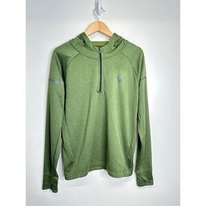 Peak Velocity Jacket Mens Green Zip Athletic Size Medium